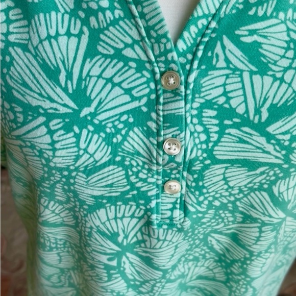 Women's Green Patterned Top - Picture 7 of 10